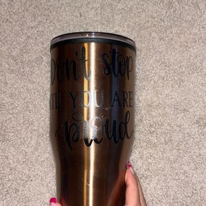 Bronze- Don’t stop until you are proud cup